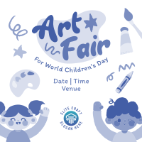 Art Fair Children's Day Instagram Post Image Preview