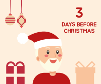 Santa Christmas Countdown Facebook Post