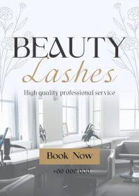 Fancy Beauty Lashes Flyer