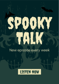 Spooky Talk Flyer