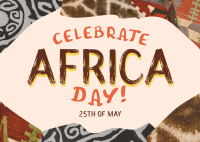 Africa Day Celebration Postcard