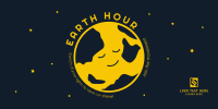 Sleeping Earth Twitter Post Design