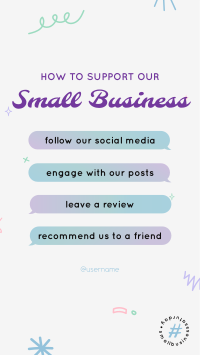 Support Small Business Instagram Story