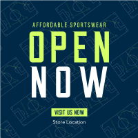 Affordable Sportswear Instagram Post