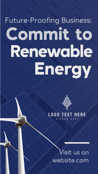 Commit to Renewable Energy YouTube Short