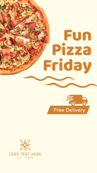 Fun Pizza Friday Instagram Story