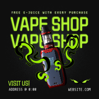 Vape Night Promo Instagram Post