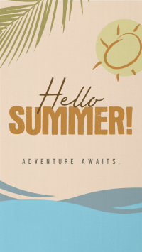 Organic Summer Greeting Instagram Reel