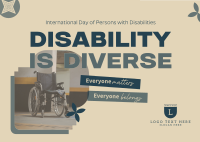 Disabled People Matters Postcard