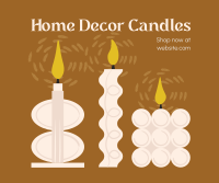 Home Decor Candles Facebook Post