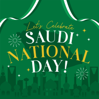 Saudi National Day Instagram Post example 3