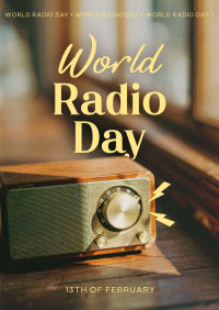 Radio Day Analog Flyer