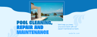 Pool Cleaning Services Facebook Cover Image Preview