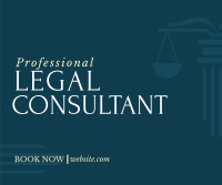 Professional Legal Consultant Facebook Post