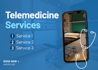 Telemedicine Services Postcard