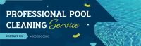 Professional Pool Cleaning Service Twitter Header