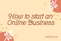 How to start an online business Pinterest Cover