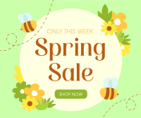 Spring Bee Sale Facebook Post