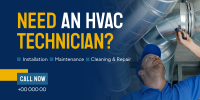 HVAC Technician Twitter Post