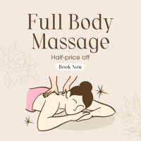 Body Massage Promo Instagram Post Image Preview