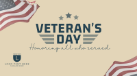 Honor Our Veterans Facebook Event Cover