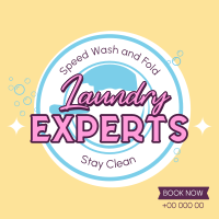 Laundry Experts Linkedin Post