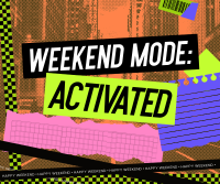 Retro Weekend Mode Facebook Post