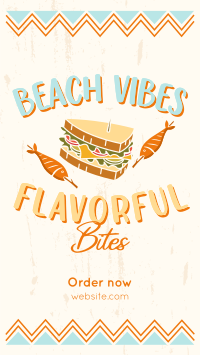 Flavorful Bites at the Beach Video