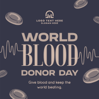 World Blood Donation Day Instagram Post