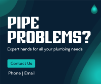 Modern Plumbing Service Facebook Post