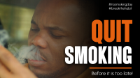 Quit Smoking Today YouTube Video