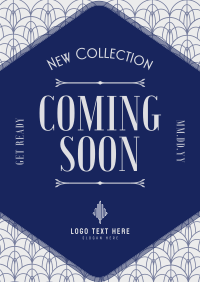 Art Deco Coming Soon Poster