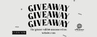 Confetti Giveaway Announcement Facebook Cover Image Preview