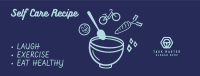 Self Care Recipe Facebook Cover Image Preview