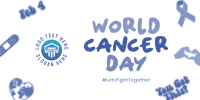 Cancer Day Stickers Twitter Post