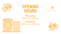 Laundry Shop Hours Facebook Event Cover