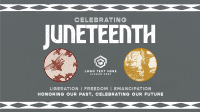 Retro Juneteenth Greeting Video Design