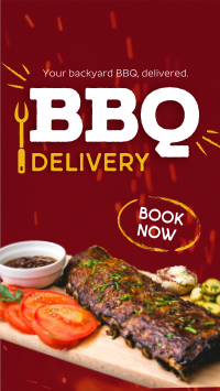 BBQ Delivery TikTok Video Design