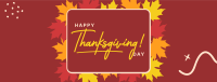 Thanksgiving Border Facebook Cover Design