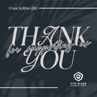 Minimalistic Thank You Instagram Post Image Preview