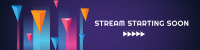 Multicolor Abstract Triangles Twitch Banner