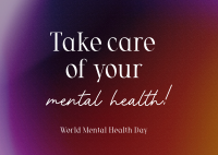 Mental Health Awareness Postcard