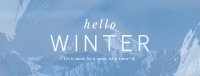 Winter Greeting Facebook Cover Image Preview