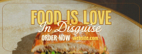 Food Love Quote Facebook Cover Image Preview