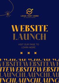 Website Announcement Poster