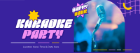 Karaoke Party Hours Facebook Cover