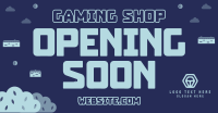 Game Shop Opening Facebook Ad