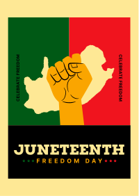 Juneteenth Freedom Celebration Flyer