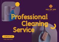 Spotless Cleaning Service Postcard Design