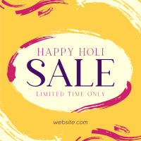 Brush Holi Festival Sale Instagram Post